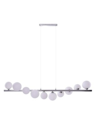 SYBILLA 10 PENDANT Biały/ chrom