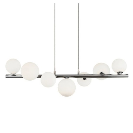 SYBILLA 7 PENDANT Biały/ chrom