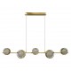 EUFORIA PENDANT LINE 5 3-STEP DIMM GOLD