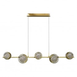 EUFORIA PENDANT LINE 5 3-STEP DIMM GOLD