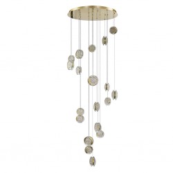 EUFORIA PENDANT ROUND 19 3-STEP DIMM GOLD