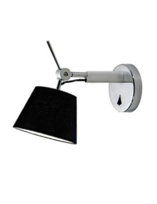 ZYTA WALL XS aluminiowa Aluminium / Czarny