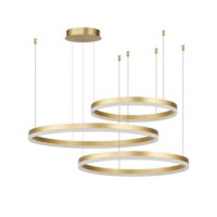 HALO PENDANT 80+60+40 CCT + REMOTE CONTROL Złoty