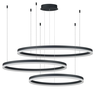 HALO PENDANT 100 + 80 + 60 Czarny