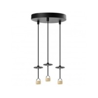 Baza LUCAS BASE 3R PENDANT GU10 Czarny