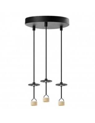Baza LUCAS BASE 3R PENDANT GU10 Czarny