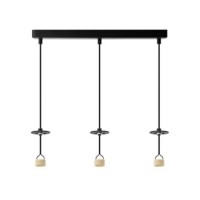 Baza LUCAS BASE 3L PENDANT GU10 Czarny