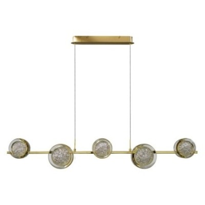 EUFORIA PENDANT LINE 5 3-STEP DIMM GOLD