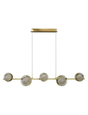 EUFORIA PENDANT LINE 5 3-STEP DIMM GOLD