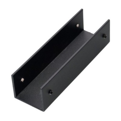 TRACK IP65 STRAIGHT CONNECTOR BLACK