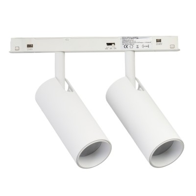 ALFA NIKO 2 TRACK MAGNETIC 2LINE 2X12W CCT SWITCH DIM WH