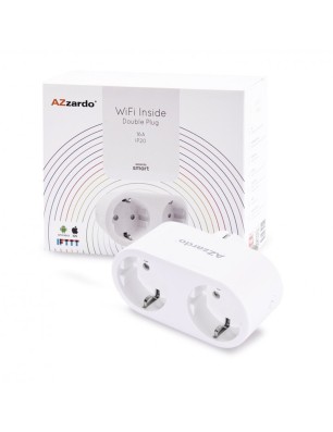 DOUBLE SMART PLUG 16A Biały