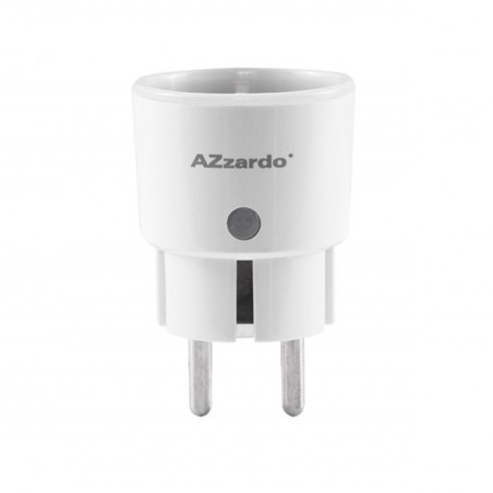 Pojedyńcza wtyczka WIFI wewnętrzna 10A Azzardo Smart