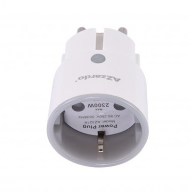 Pojedyńcza wtyczka WIFI wewnętrzna 10A Azzardo Smart