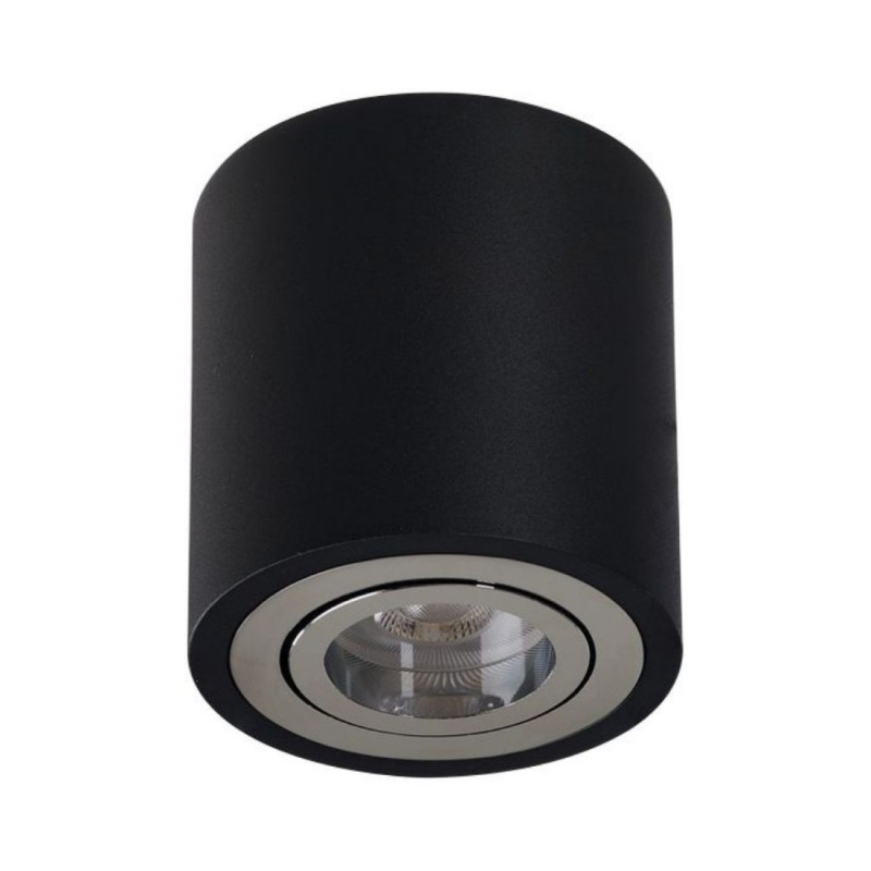 BRANT ROUND Czarny/Chrom