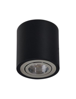 BRANT ROUND Czarny/Chrom