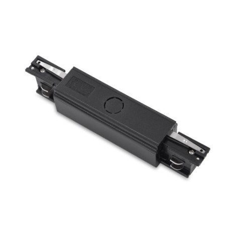 Zasilacz środkowy z zaślepkami TRACK 3LINE POWER + 2x end cap  Czarny