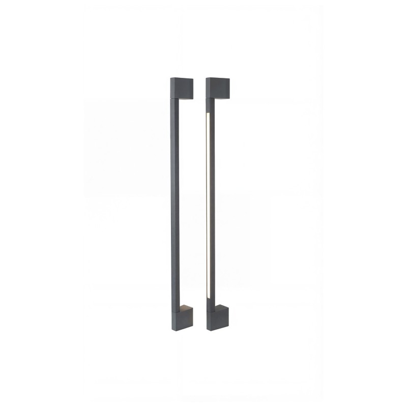 GUSTO 90 WALL IP54 3000K DARK GRAY