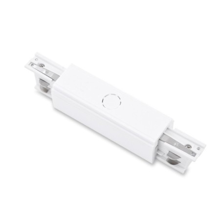 Zasilacz środkowy z zaślepkami TRACK 3LINE POWER + 2x end cap  Biały