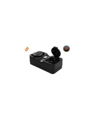 Podwójna wtyczka WIFI zewnętrzna 16A IP44 Azzardo Smart