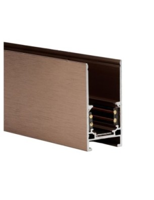 BETA TRACK MAGNETIC 57 230V ANODISED szynoprzewód jednofazowy Czekoladowy