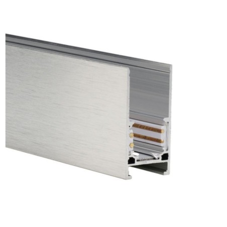 Szynoprzewód ALFA TRACK MAGNETIC 2m srebrny anodyzowany + END CAPS