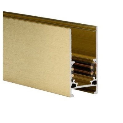 Szynoprzewód ALFA TRACK MAGNETIC 3m złoty anodyzowany + END CAPS