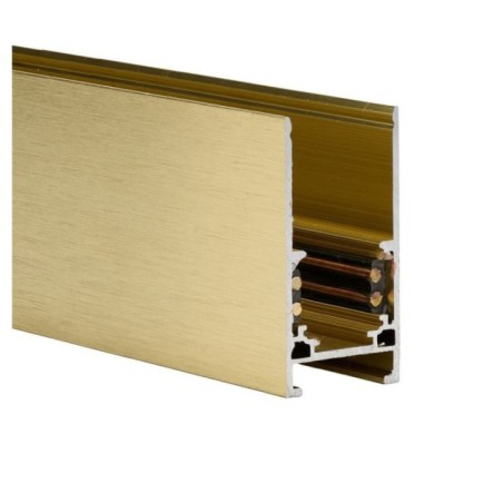 Szynoprzewód ALFA TRACK MAGNETIC 3m złoty anodyzowany + END CAPS