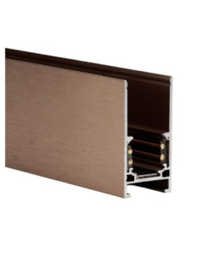 BETA TRACK MAGNETIC 57 230V ANODISED szynoprzewód jednofazowy Czekoladowy