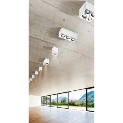 Nino 1 Biały / Aluminium