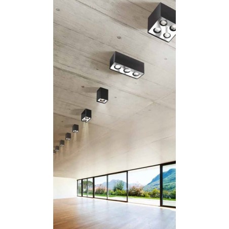 Nino 1 Czarny / Aluminium