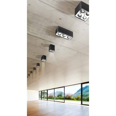 Nino 2  Czarny / Aluminium