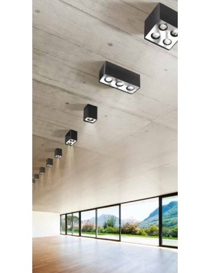 Nino 2  Czarny / Aluminium