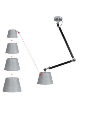 ZYTA S PENDANT chromowana