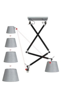 ZYTA 2 S PENDANT chromowana