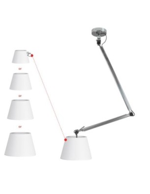 ZYTA M PENDANT aluminiowa