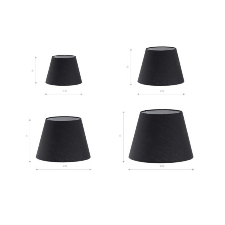 Klosz shade ZF średnica 20cm czarny