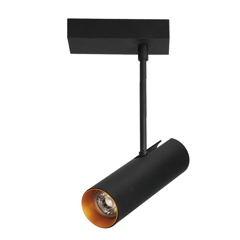 Lens Square Czarny/Złoty