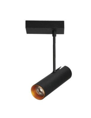 Lens Square Czarny/Złoty