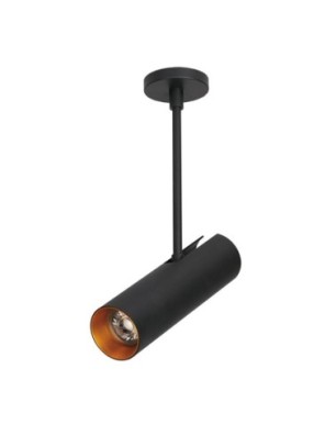 Lens Round Czarny/Złoty