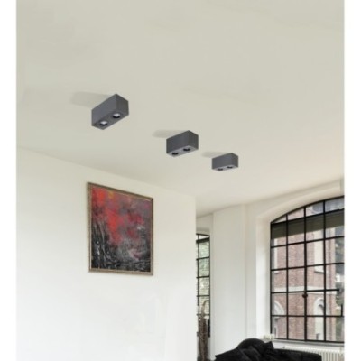 BRANT 2 SQUARE IP44 Czarny