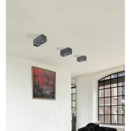 BRANT 2 SQUARE IP44 Czarny