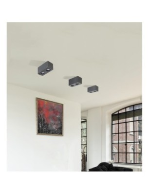 BRANT 2 SQUARE IP44 Czarny