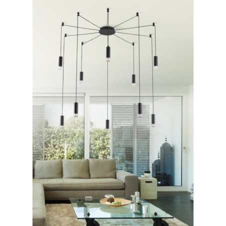 Ziko GU10 base 10  baza  + elementy do wyboru Czarny