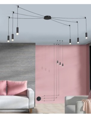 Ziko GU10 base 10  baza  + elementy do wyboru Czarny