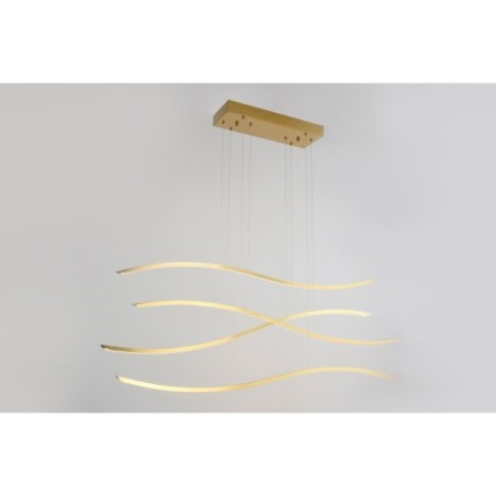 WAVES LED Złoty