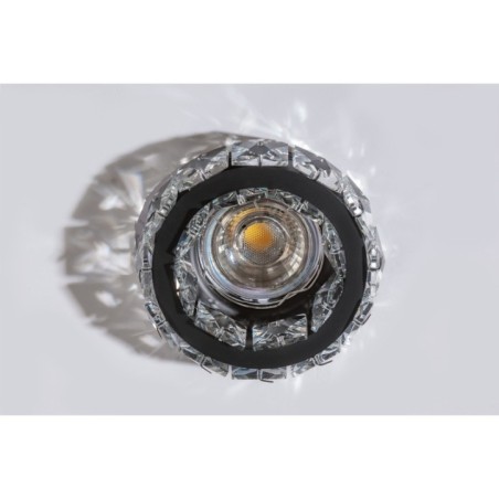 ESTER 1  Czarny / kryształ