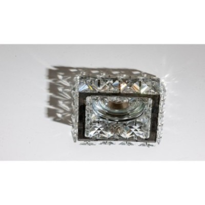 ESTER SQUARE 1 Czarny / kryształ