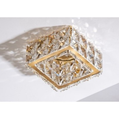 ESTER SQUARE 1 Złoty / kryształ