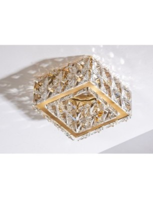 ESTER SQUARE 1 Złoty / kryształ